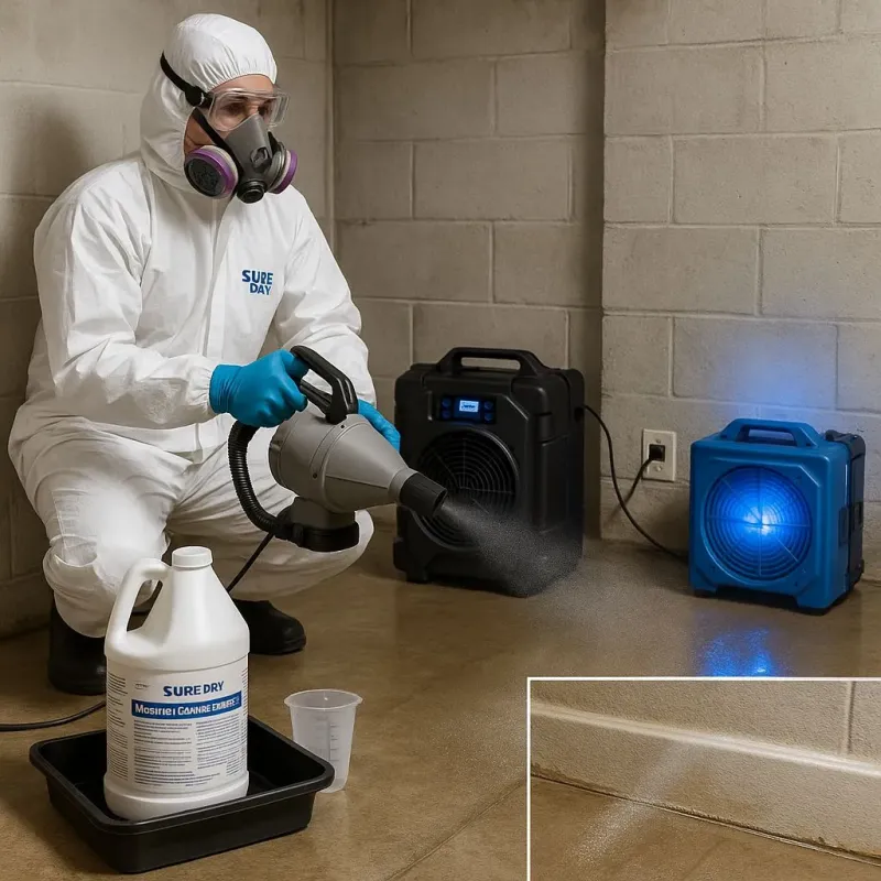 Sanitization and Odor Removal process in Brussels, WI
