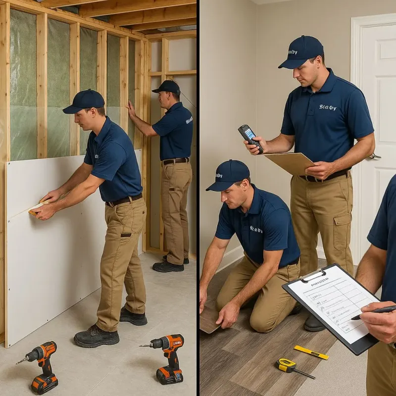 Repairs and Reconstruction process in Brussels, WI